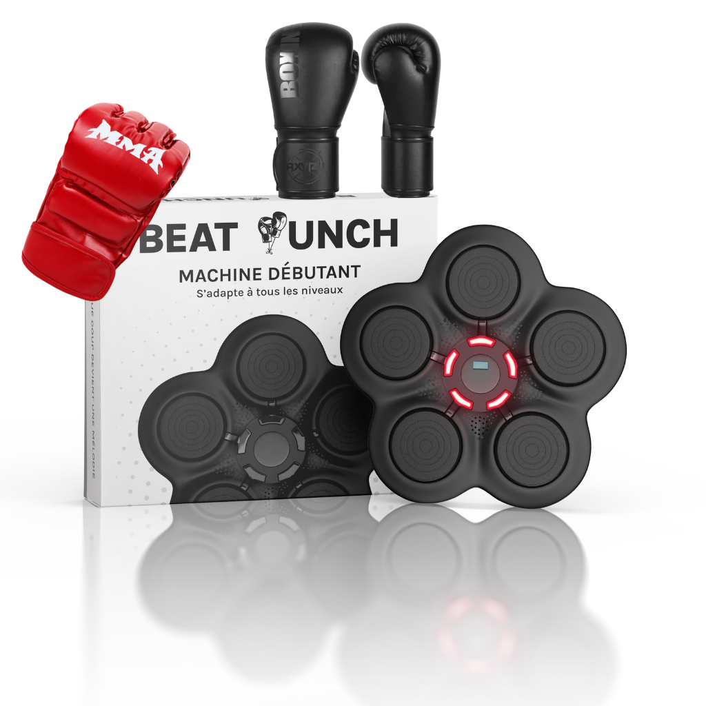 1x Macchina Principiante + 1 Paio di Guantoni MMA (Rosso) + 1 Paio di Guantoni Classici (8oz)