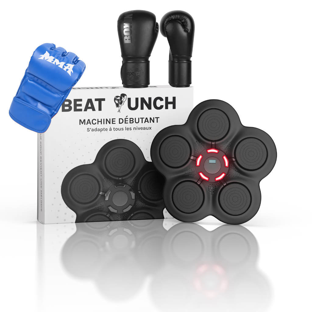 1x Macchina Principiante + 1 Paio di Guantoni MMA (Blu) + 1 Paio di Guantoni Classici (8oz)