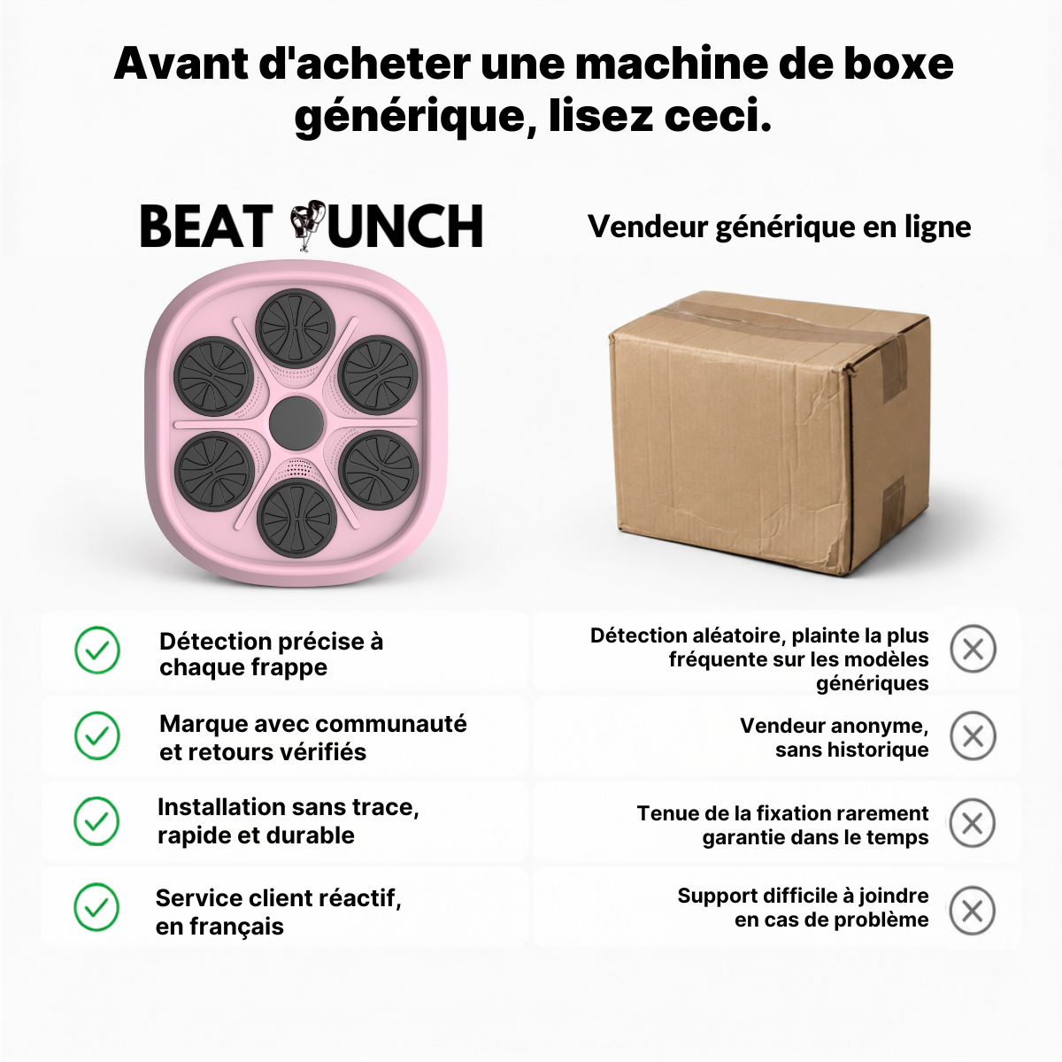 Macchina da Boxe Musicale - Edizione Limitata (Rosa)