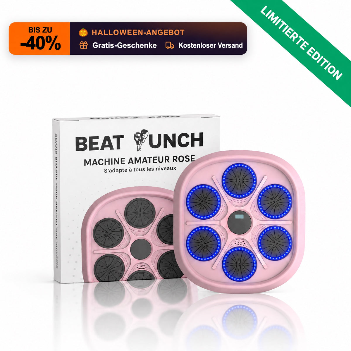 Macchina da Boxe Musicale - Edizione Limitata (Rosa)