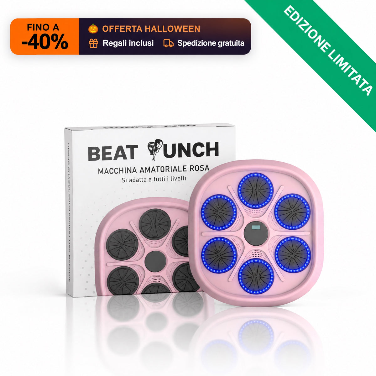 Macchina da Boxe Musicale - Edizione Limitata (Rosa)