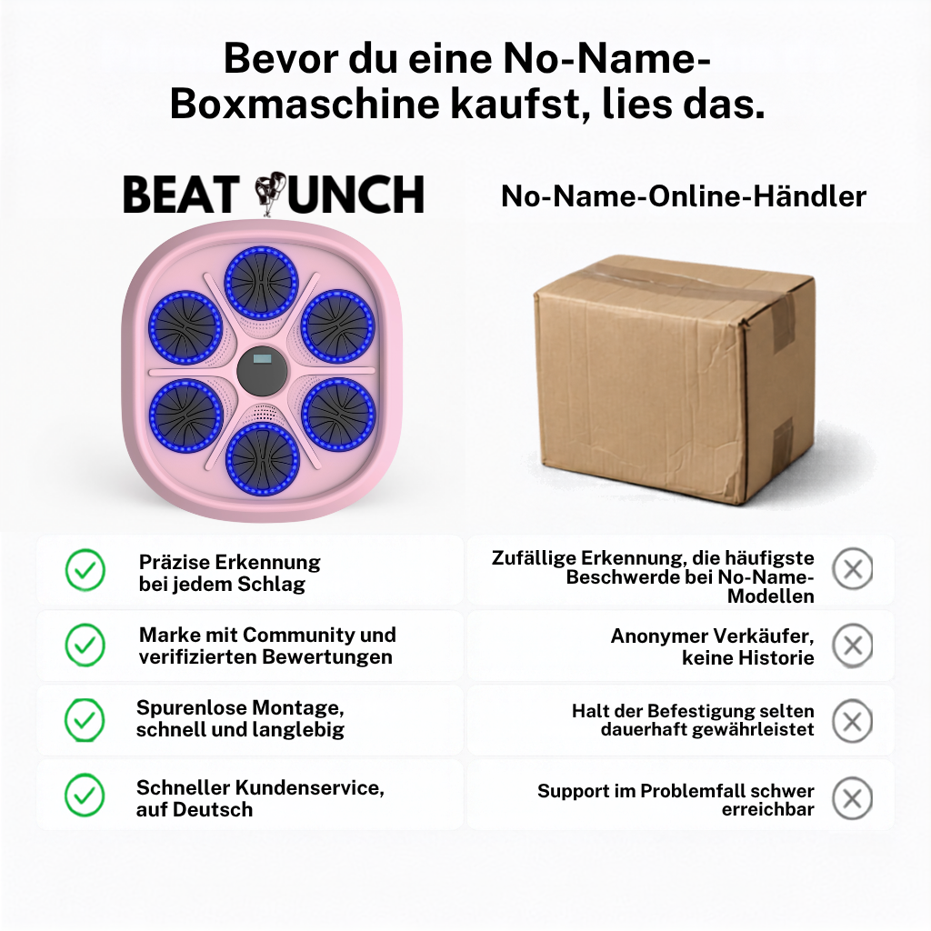 Macchina da Boxe Musicale - Edizione Limitata (Rosa)