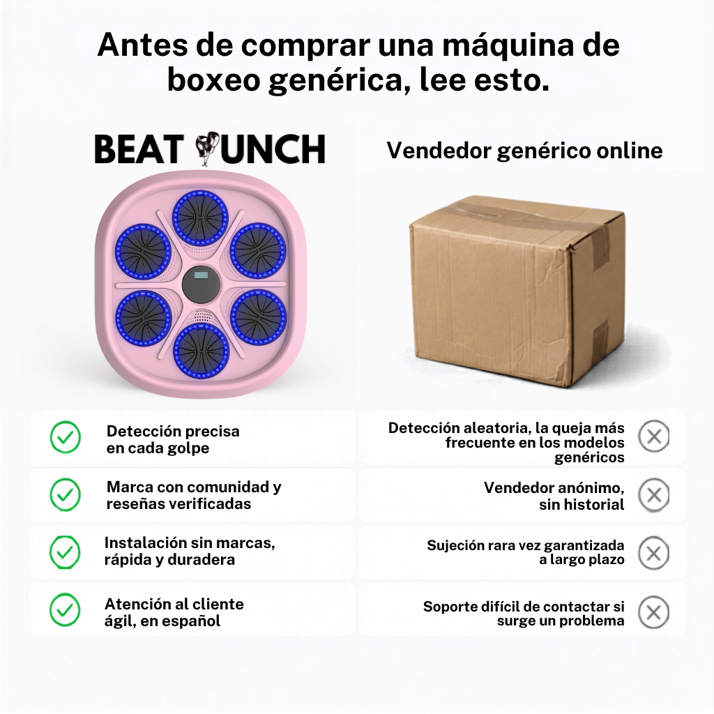 Macchina da Boxe Musicale - Edizione Limitata (Rosa)